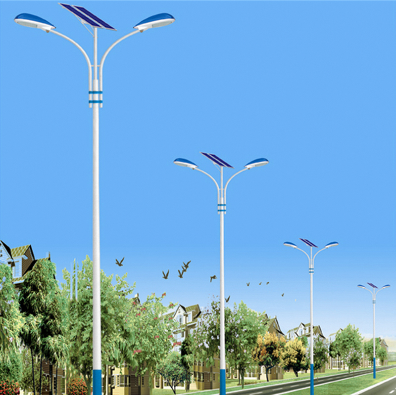 Solar Dual-Arm Streetlight