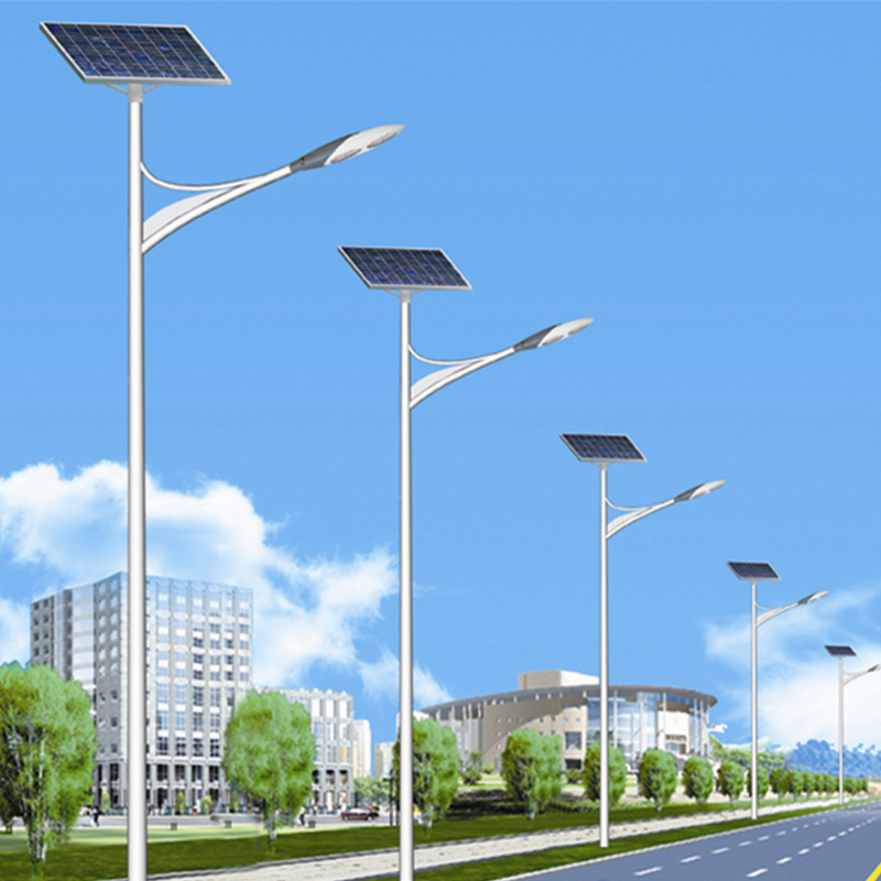 Solar Dual-Arm Streetlight