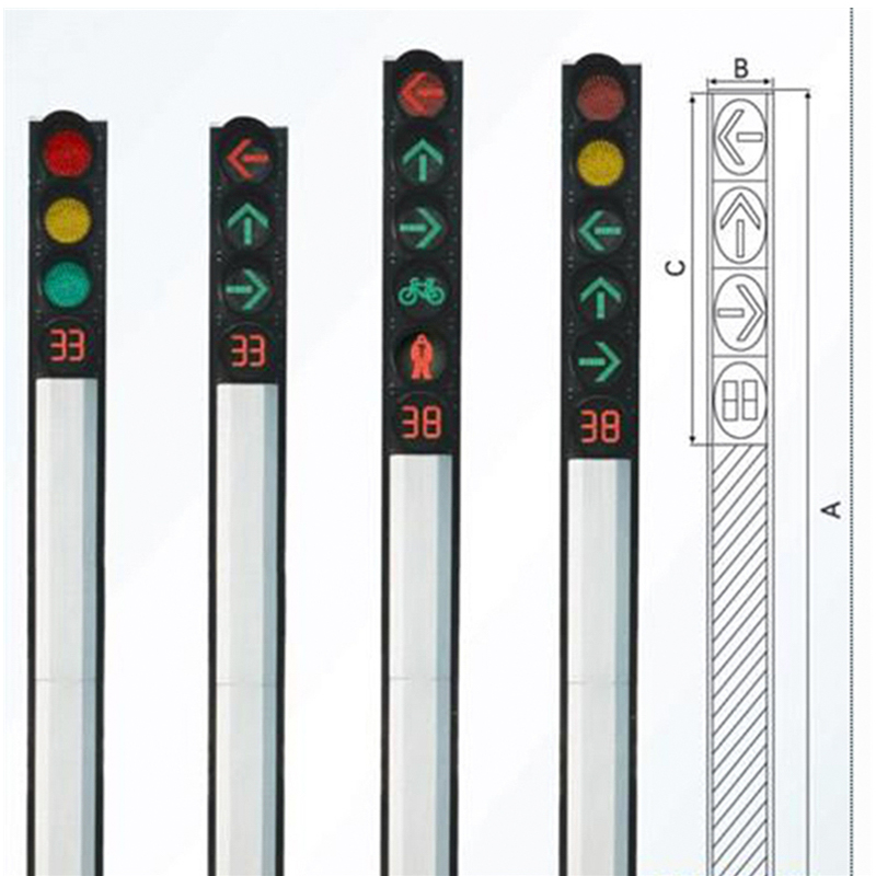 Pedestrian Crossing Warning All-In-One Machine