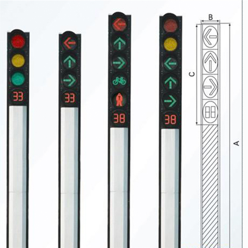 High-Intensity Pedestrian Crossing Signal Lights