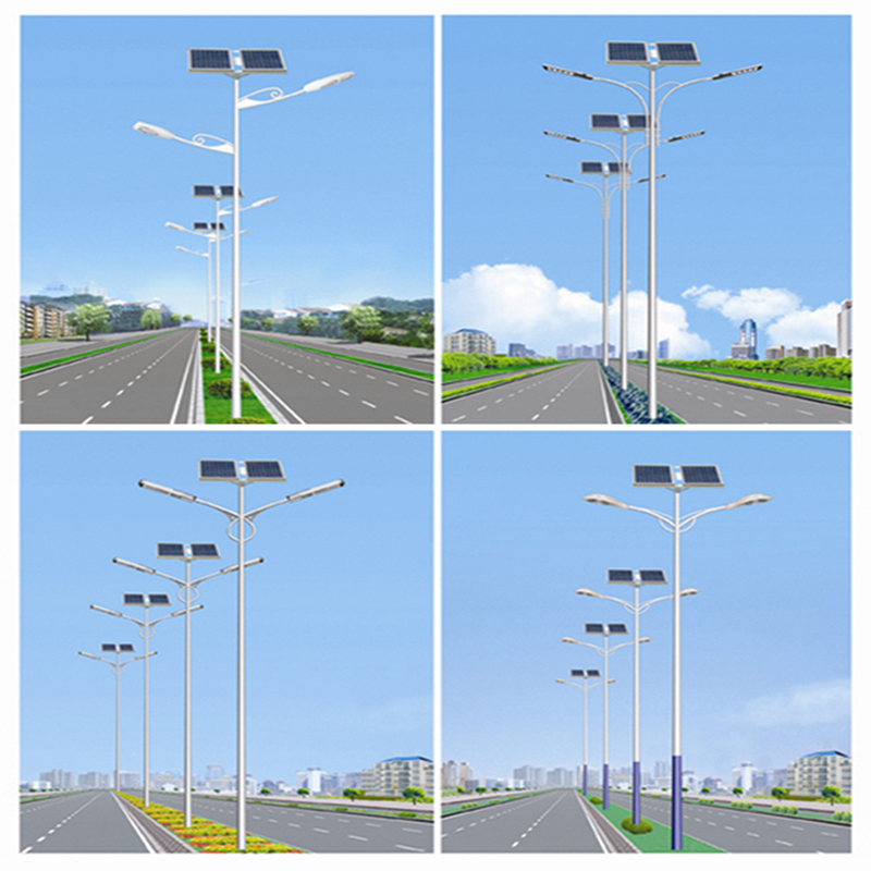 Solar Dual-Arm Streetlight