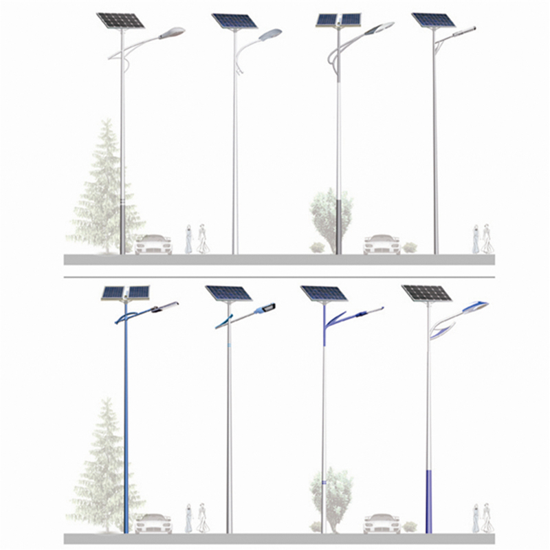 Single-Arm Solar Streetlight