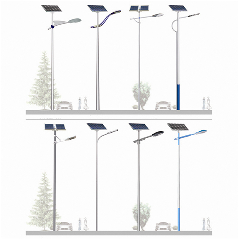 Single-Arm Solar Streetlight