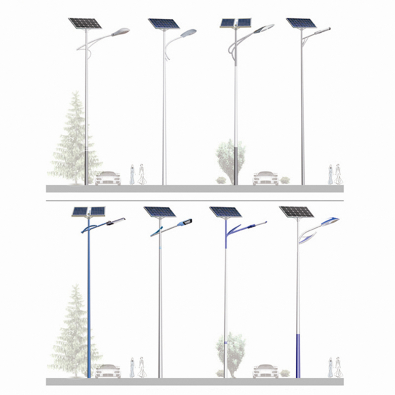 Single-Arm Solar Streetlight