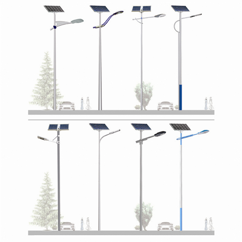 Single-Arm Solar Streetlight