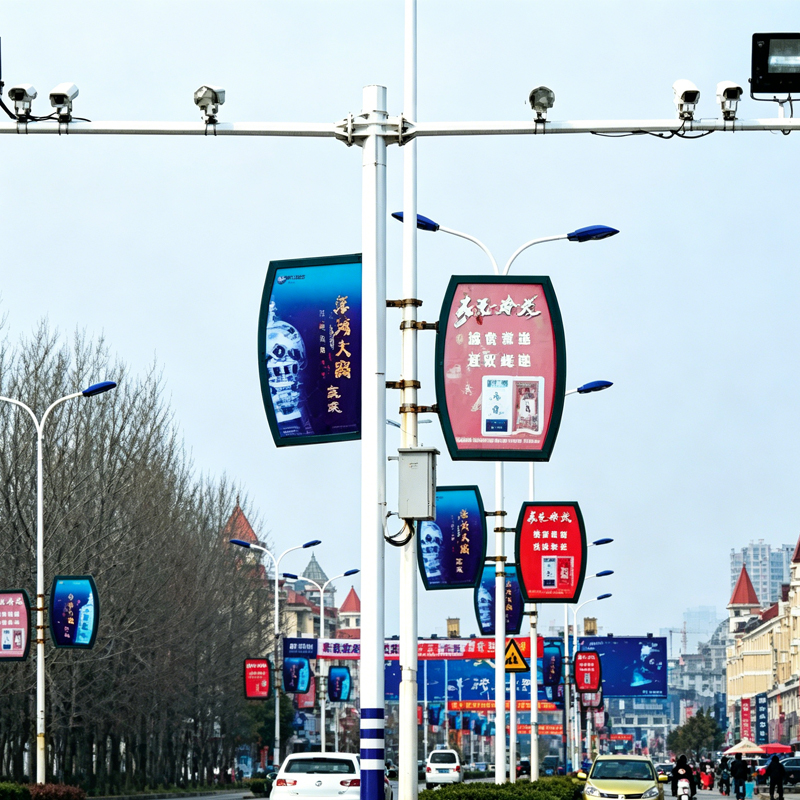 All-Weather Electronic Police Monitoring Pole