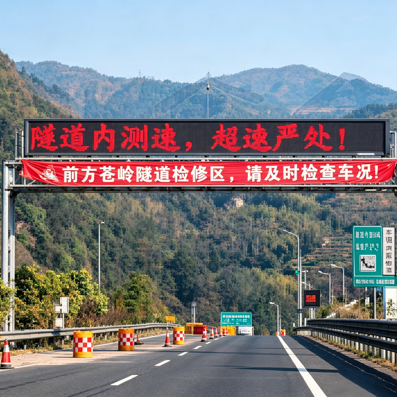 Standard LED Traffic Guidance Screen Pole