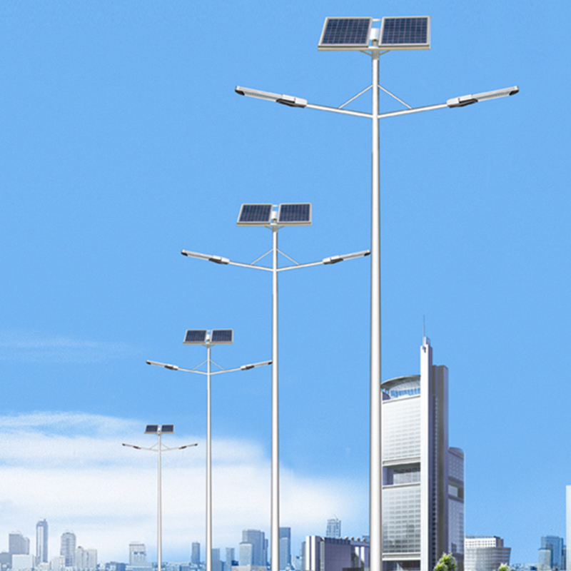 Solar Dual-Arm Streetlight