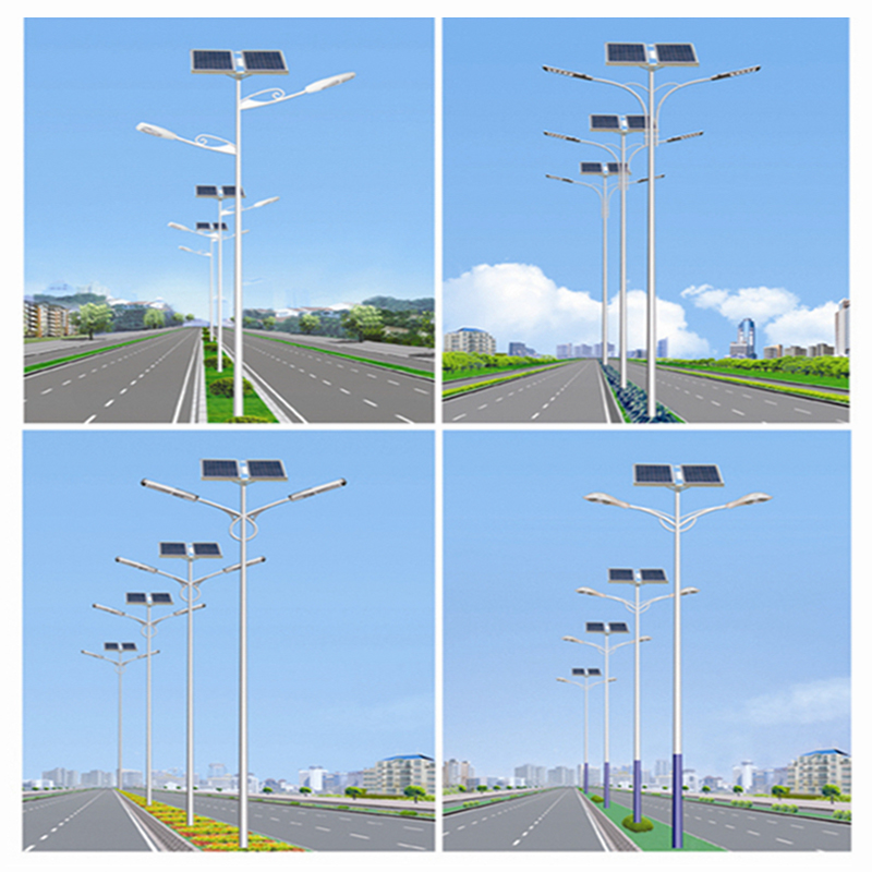 Solar Dual-Arm Streetlight