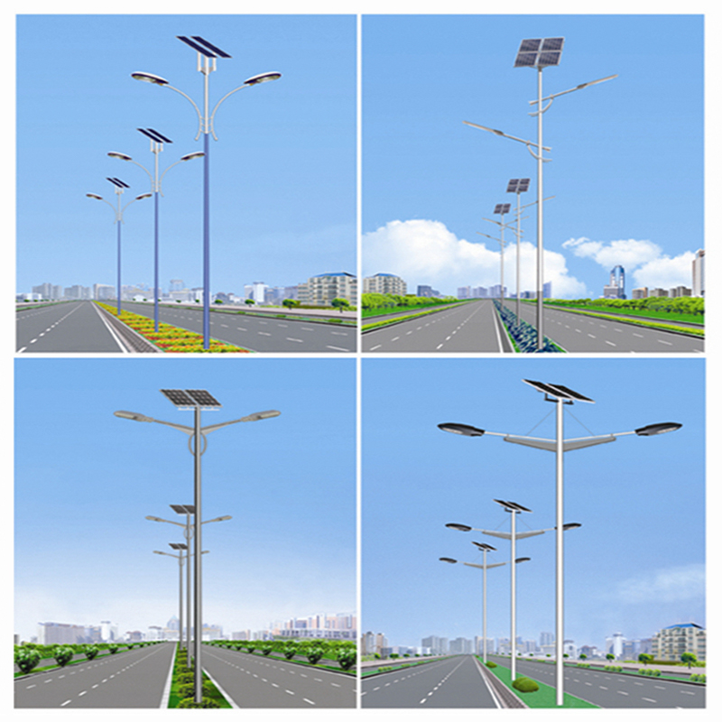 Solar Dual-Arm Streetlight
