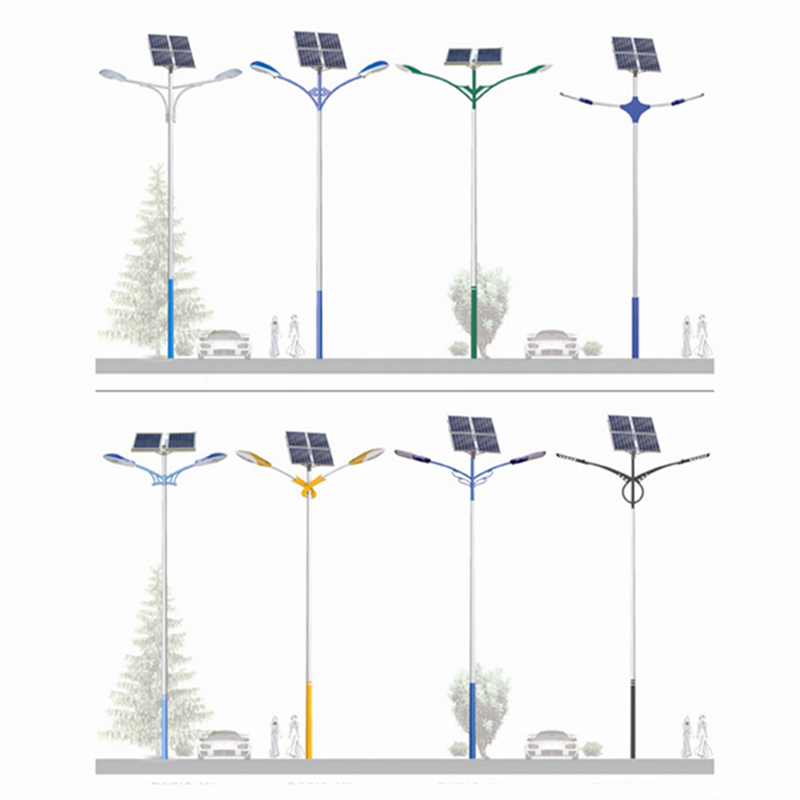 Solar Dual-Arm Streetlight