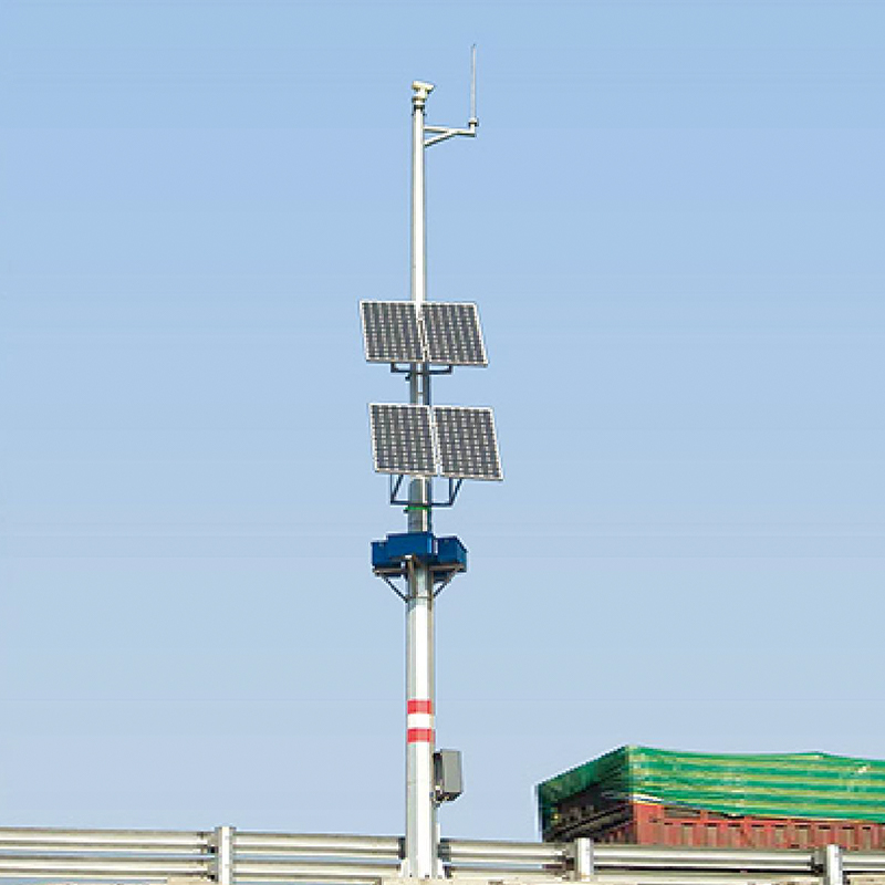 Self-Powered Solar-Powered Camera Support Column
