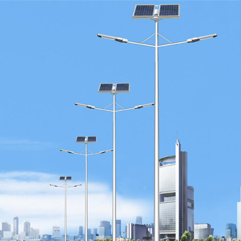 Solar Dual-Arm Streetlight