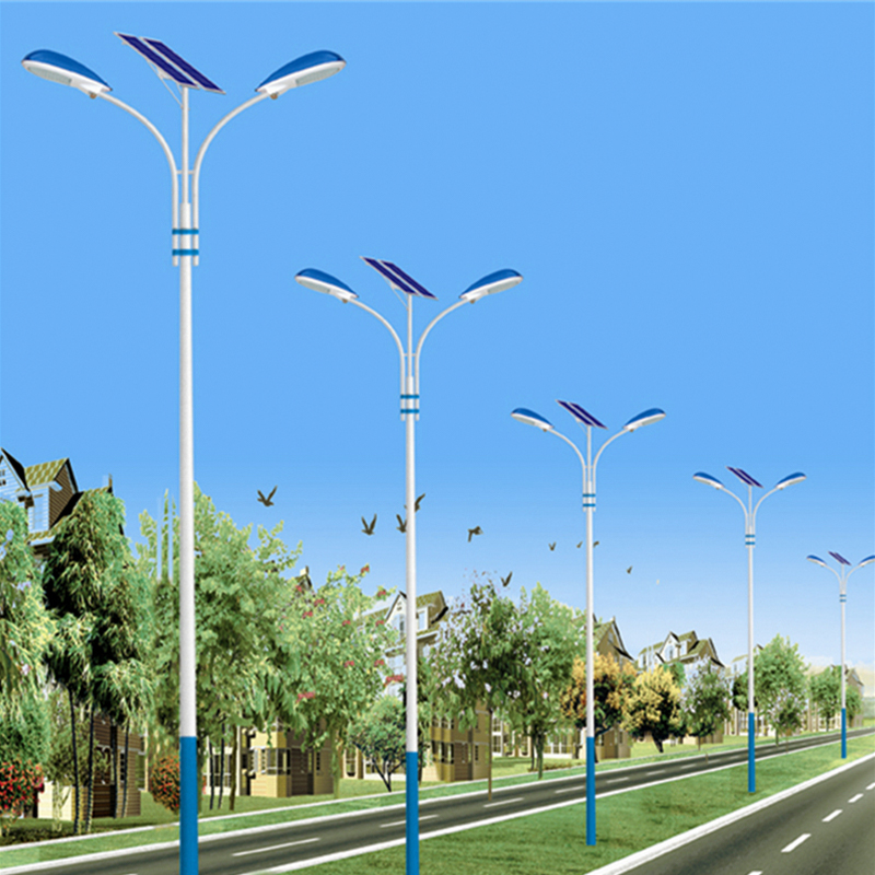 Solar Dual-Arm Streetlight