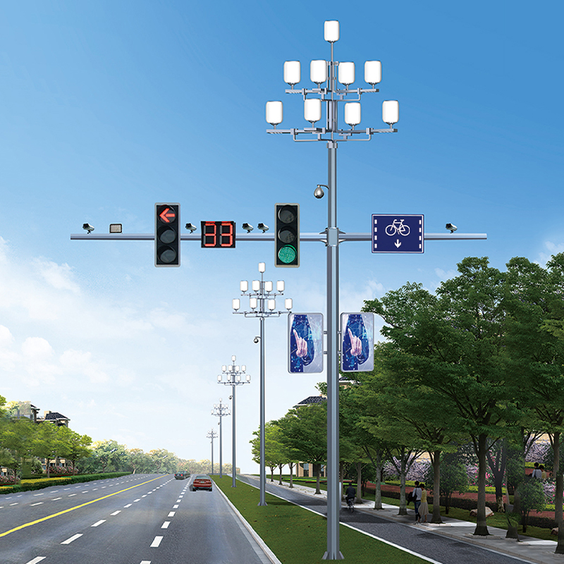 Multifunctional Traffic Light Combination Pole