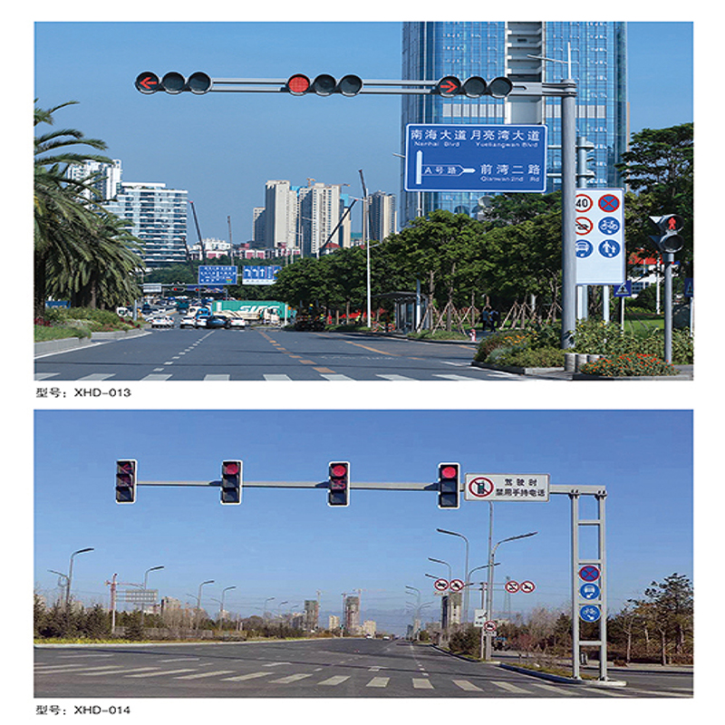 Octagonal Cantilever Traffic Lights