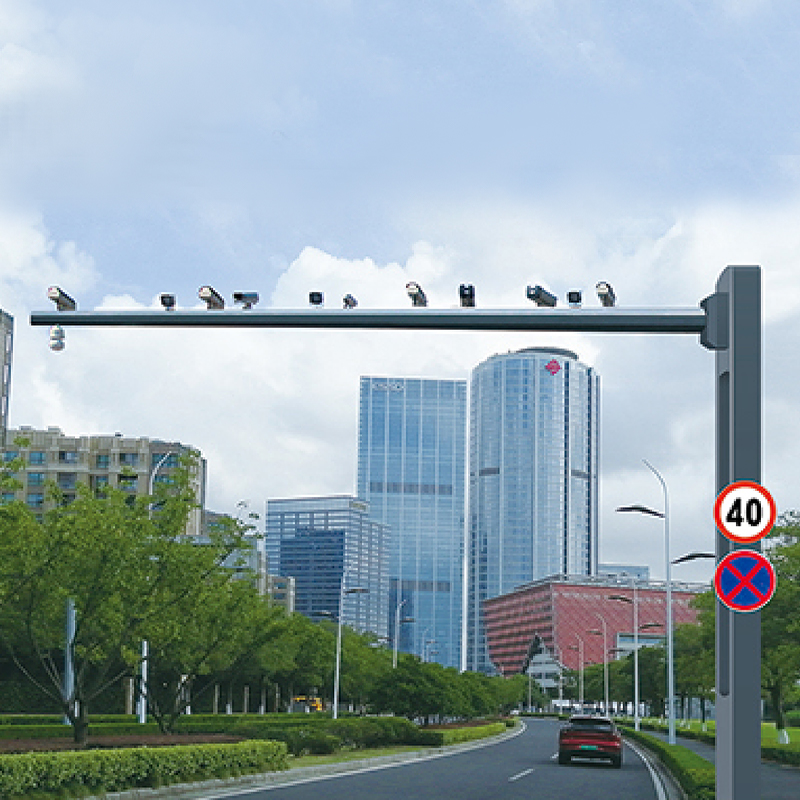 All-Weather Electronic Police Monitoring Pole