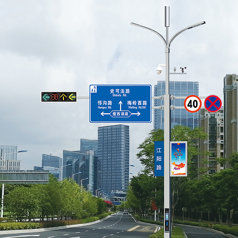 Multifunctional Monitoring Combination Light Pole
