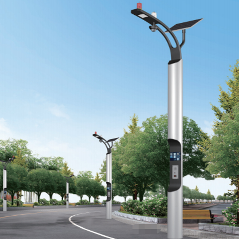 Solar-Powered Smart Streetlights